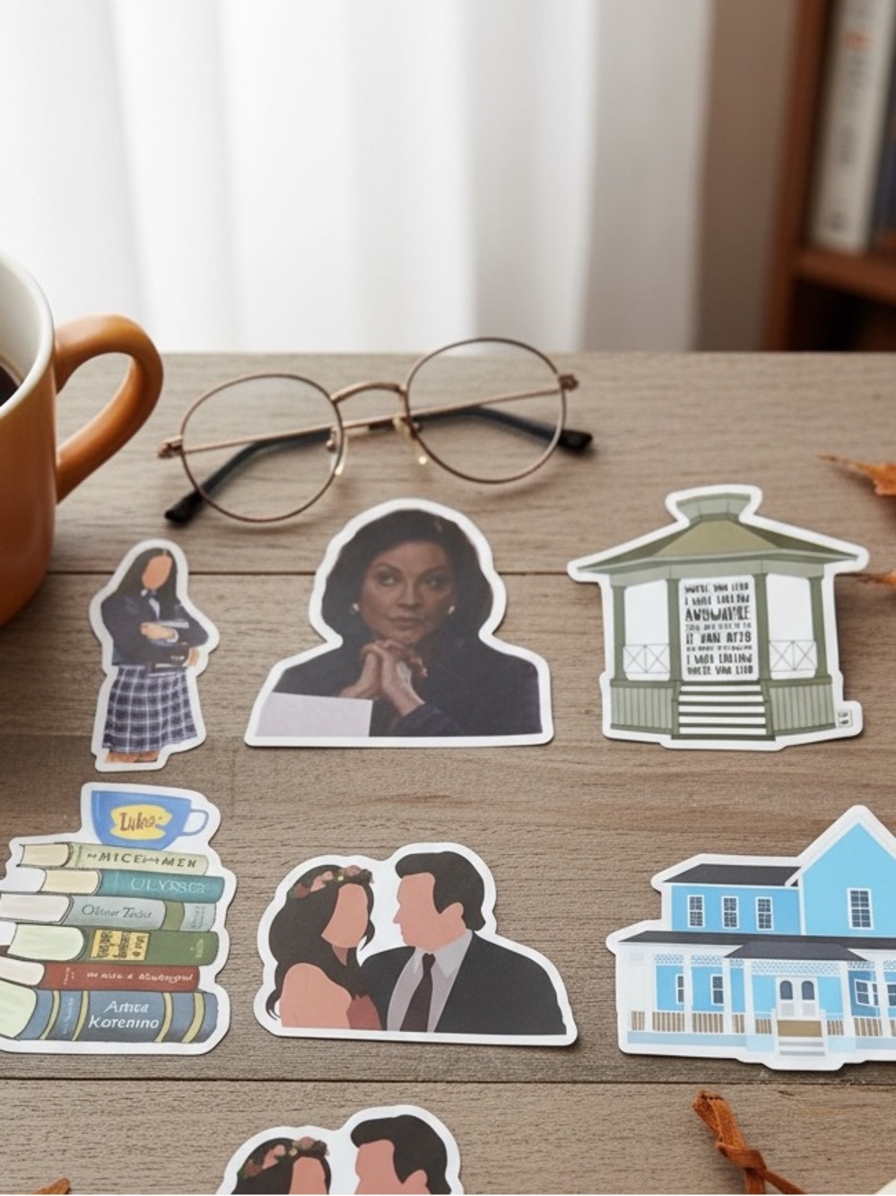 Gilmore girls sticker bundle